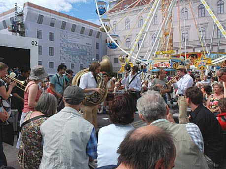 Um 14 Uhr ging es los auf dem Altstadtringfest (Foto: muenchenblogger)
