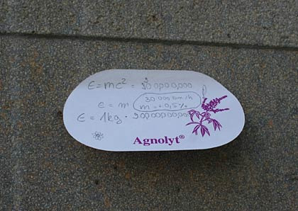 E = mc² und viele Fragezeichen (Foto: muenchenblogger)