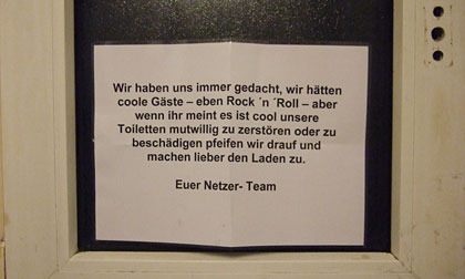 Im Netzer hört der Spaß auf (Foto: muenchenblogger)