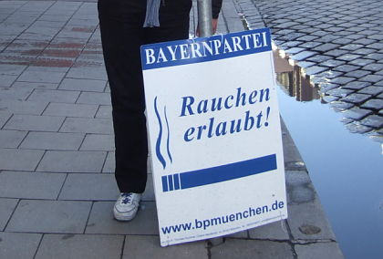 Plakat Bayernpartei