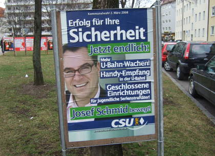 CSU Plakat