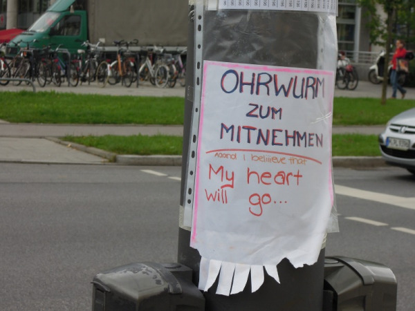 Celine Dion zum Mitnehmen (Foto: MünchenBlogger)
