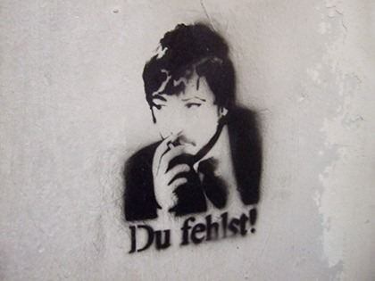Fassbinder an einer Münchner Wand (Foto: MünchenBlogger)