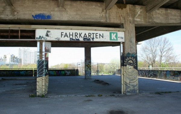Der Geisterbahnhof im Olympiapark (Foto: muenchenblogger)