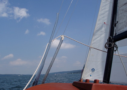 Segeln auf dem Ammersee (Foto: muenchenblogger)