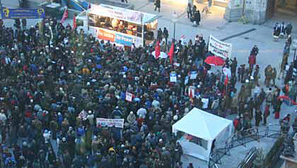 Für die Versammlungsfreiheit Demo gegen die Nato-Sicherheitskonferenz (Foto: muenchenblogger)