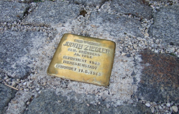 Stolperstein für Judith Ziegler (Fotos: muenchenblogger)