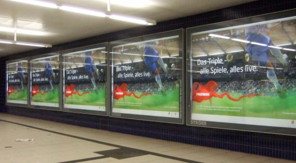 Fünfmal das Gleiche: gesehen am U-Bahnhof Marienplatz (Foto: muenchenblogger)