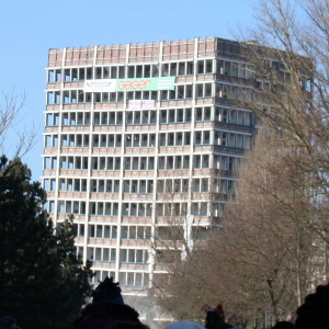 Sprengung Agfa-Hochhaus