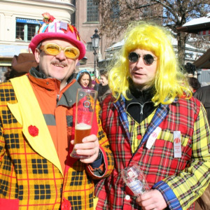 Fasching auf dem Viktualienmarkt