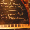 In die Tasten gehauen