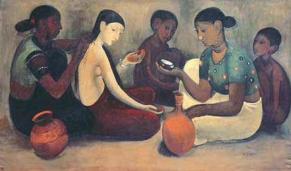 Foto Amrita Sher-Gil Ausstellung in München