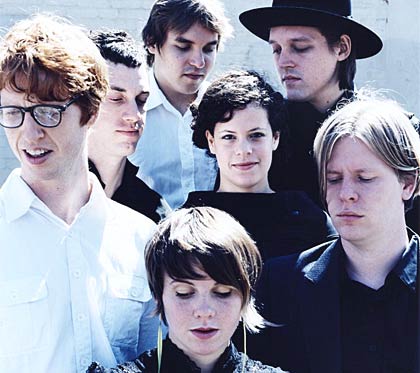 Foto Arcade Fire, München, Universal Music International 2007