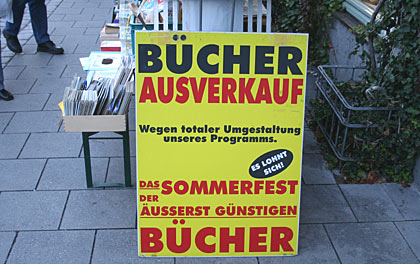 Foto Bücherflohmarkt in München
