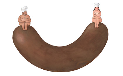 Wurst (Illustration: Nikolaus Heidelbach)